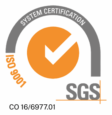 Certificación SGS ISO 9001 - CO 16/6977.01